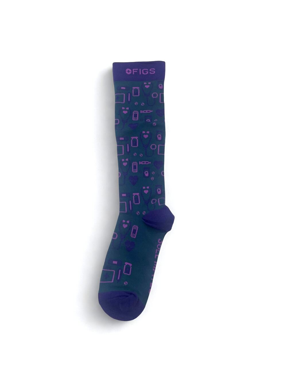 1 Pair FIGS Compression Socks Size L